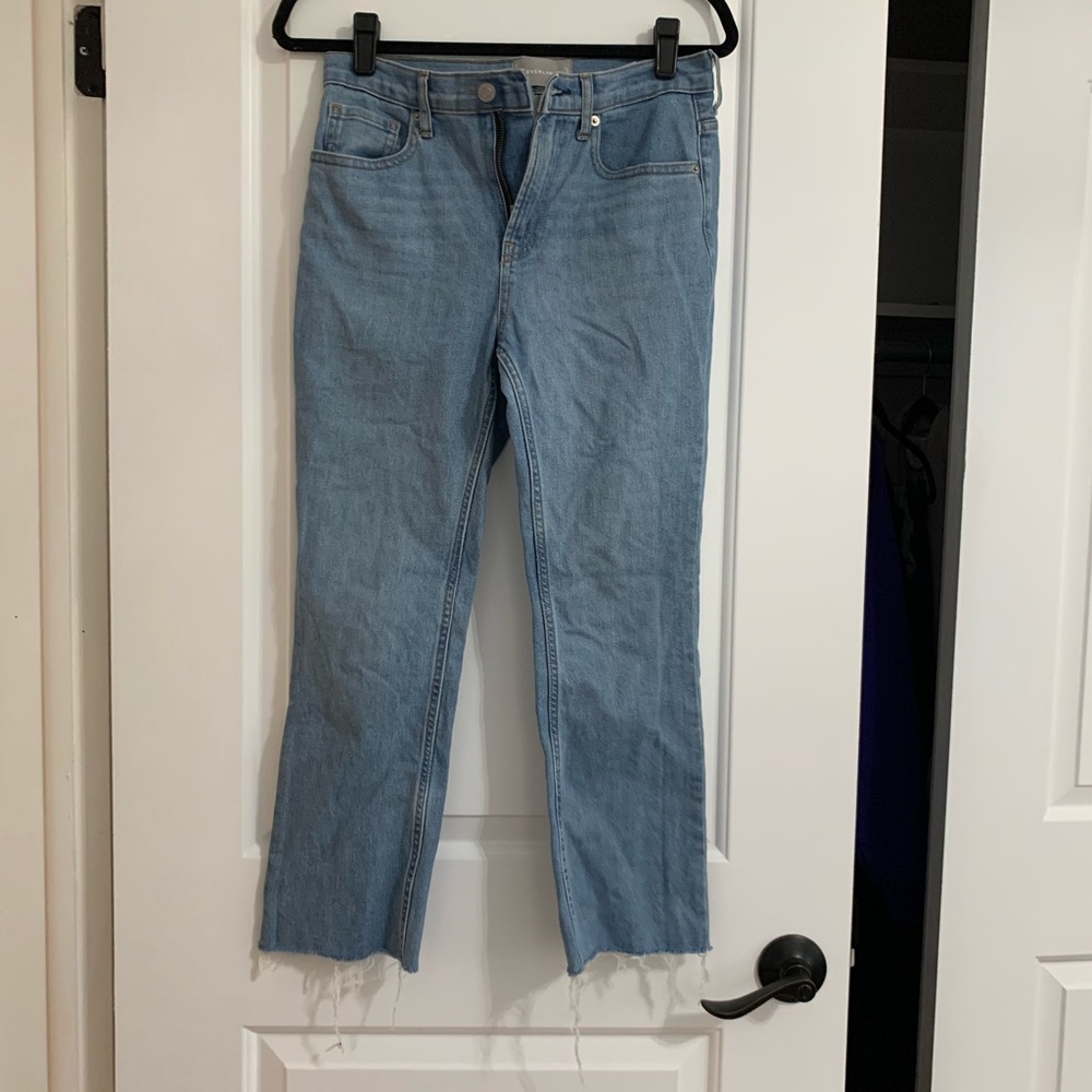 Everlane Kick crop Jeans - raw edge